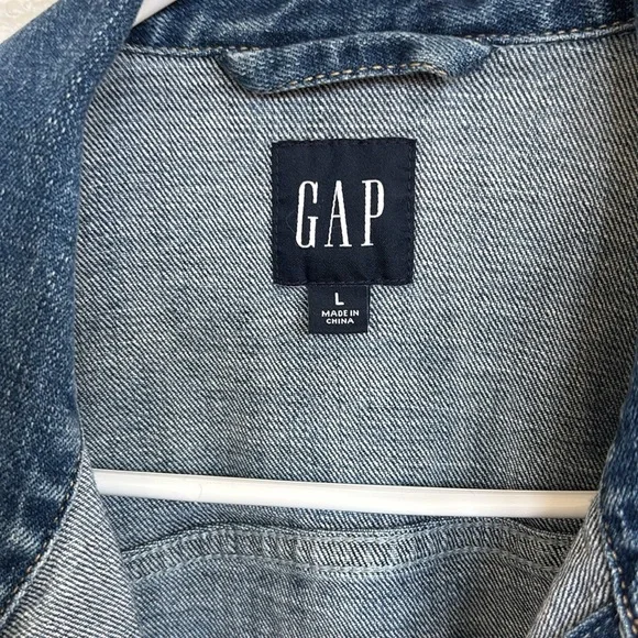 GAP Women's Blue Denim Jacket - Picture 2 of 4